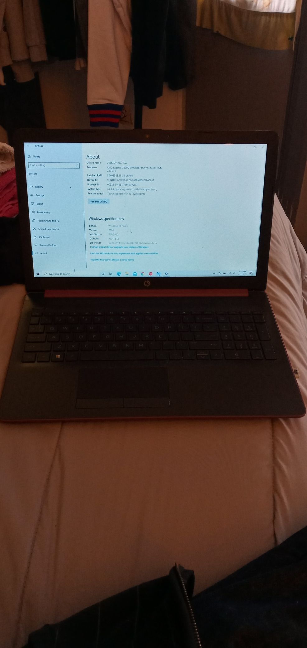 HP Touchscreen Notebook