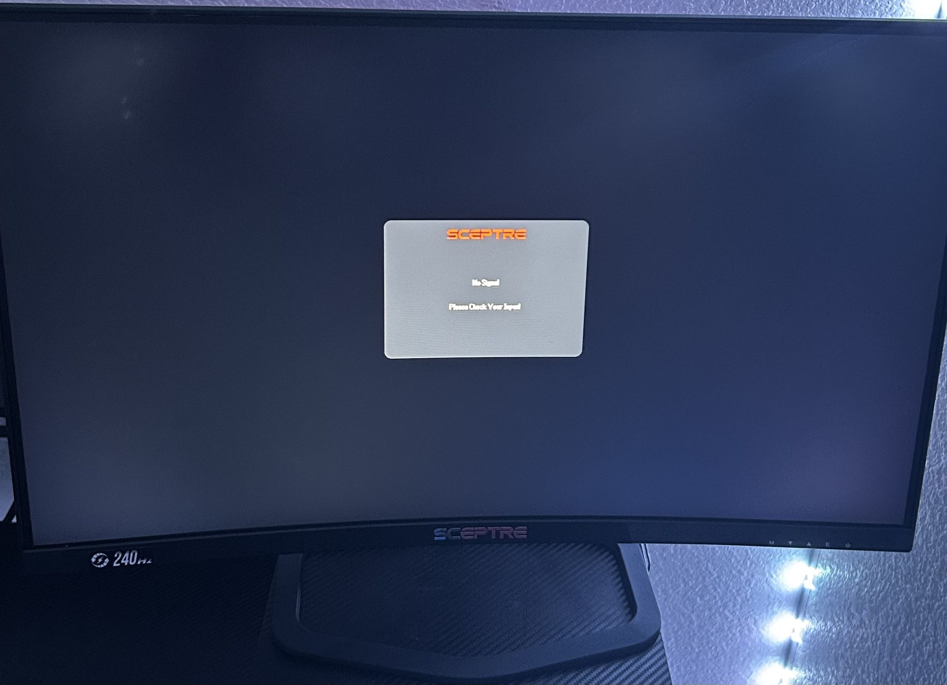 Scepter 24in Curved Gaming Monitor, Up To 240hz