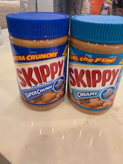 Skippy Peanut Butter Jars – Super Chunk & Creamy