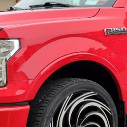 24" F150 6x135 Rims And Tires Both 2 Months Old 