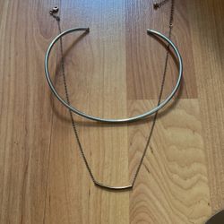 silver and gold necklaces