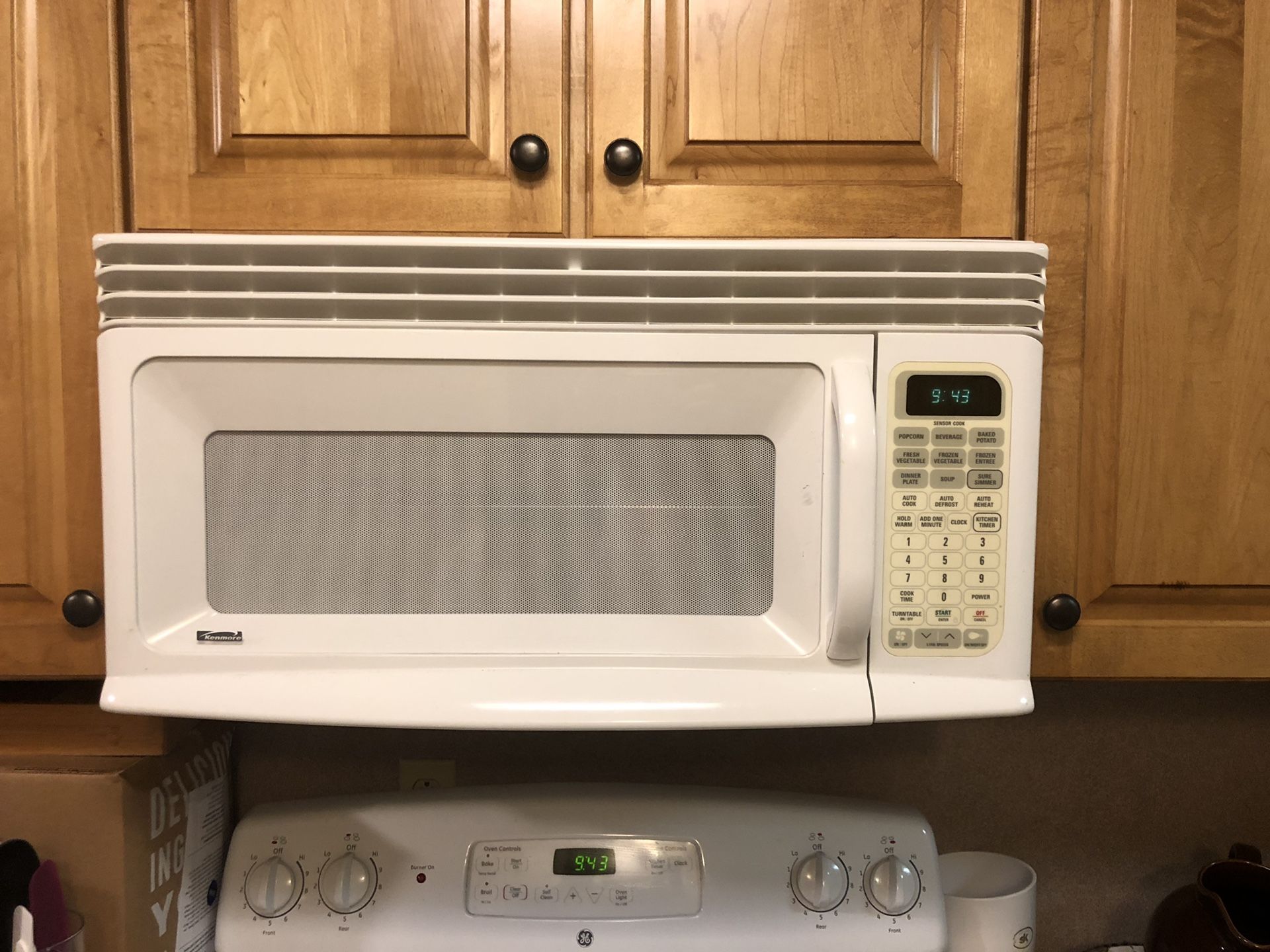 Kenmore Microwave Hood Combo