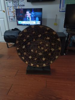 Mirrored Tile Mosaic Platter