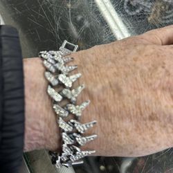 Stunning Boomerang Bracelet Rare Vintage