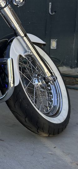 Harley Twisted Spokes And New Tires