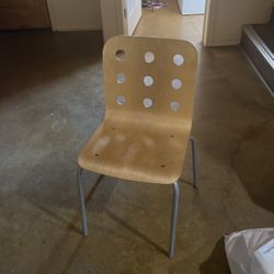 Small Wooden Desk Chair 