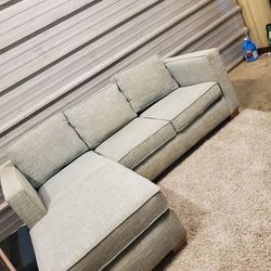 Couch with chaise