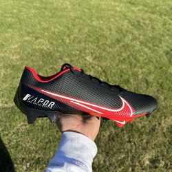 Nike Vapor Edge Speed 360 Black Red Football Cleats CV6349-008, Mens 13
