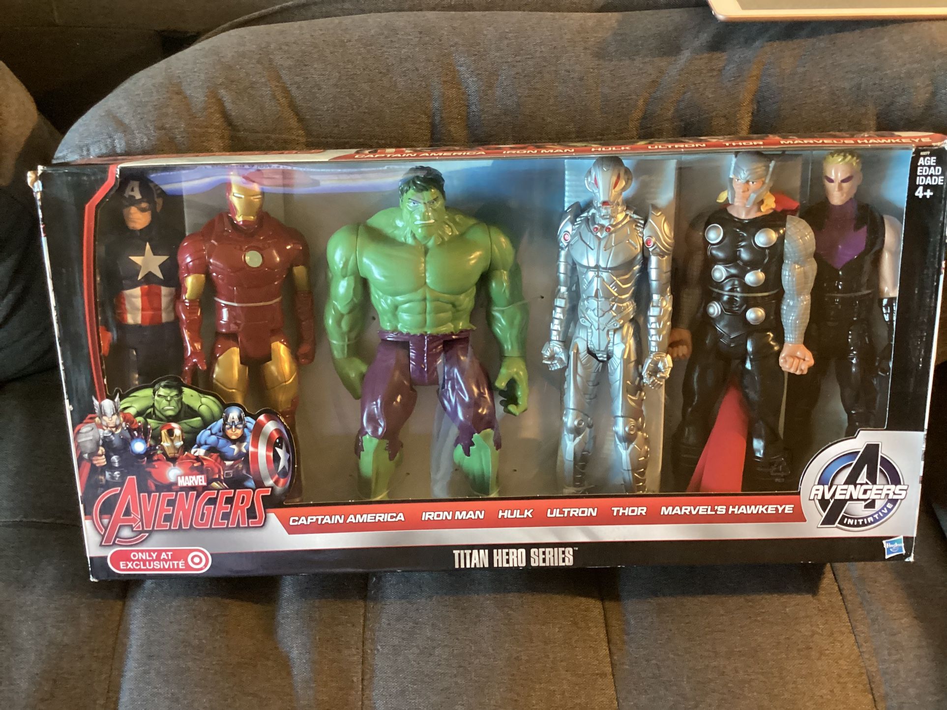Marvel Avengers Titan Hero Series CAPTAIN AMERICA/IRON MAN / HULK/ ULTRON / THOR /HAWKEYE  6 Pack 12 Inch 