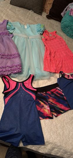 Girls Sizes 6/8 Bundle, dresses, shorts, gymnastics