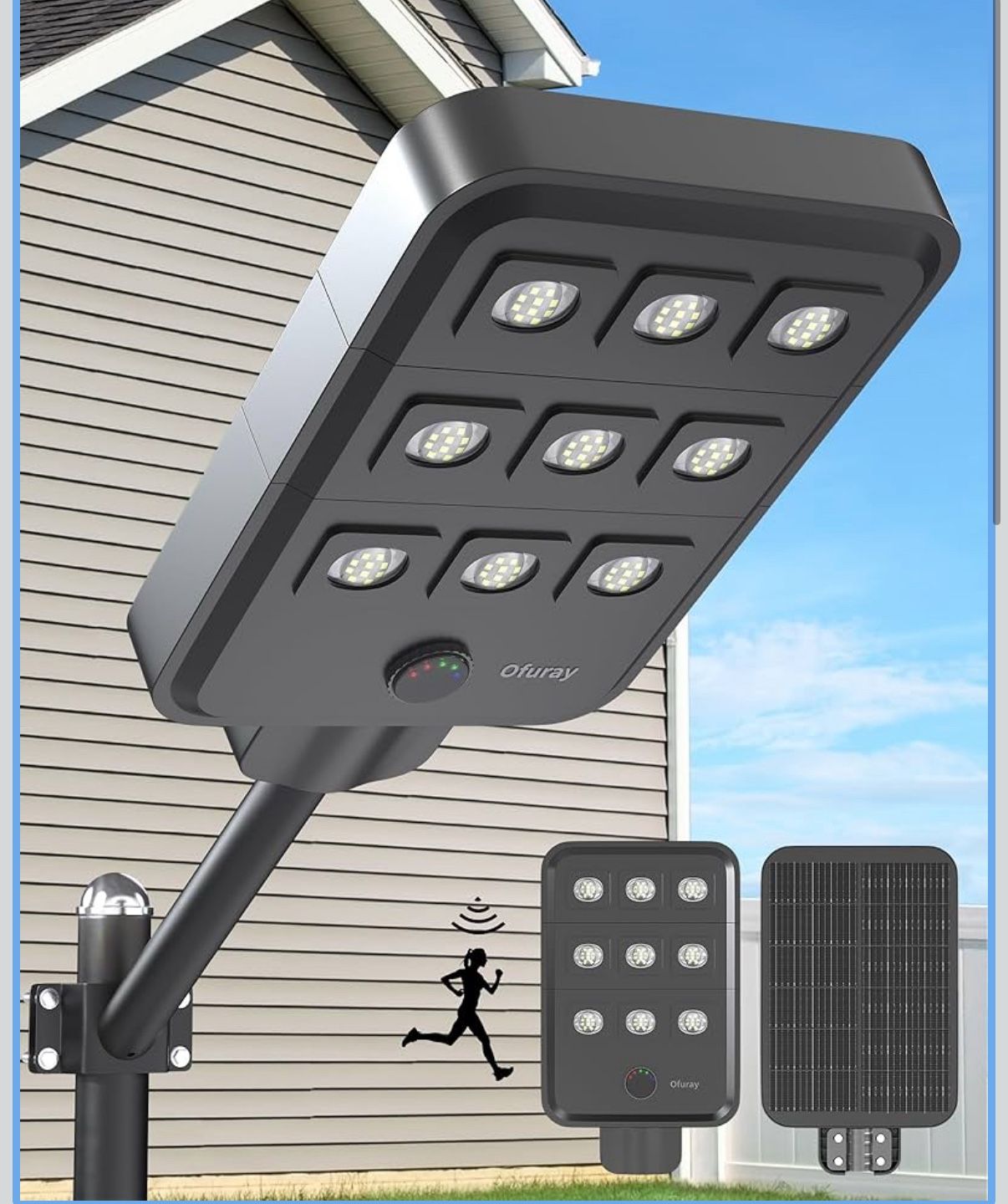Solar Street Lights Outdoor 12W