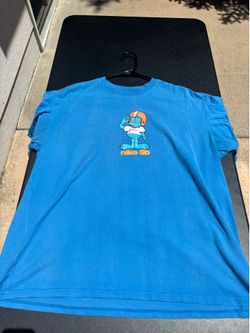 Nike Sb Light Blue Graphic T Shirt LG