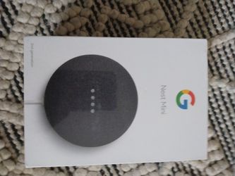 Google Nest Mini Charcoal - Brand New In Factory Packing 