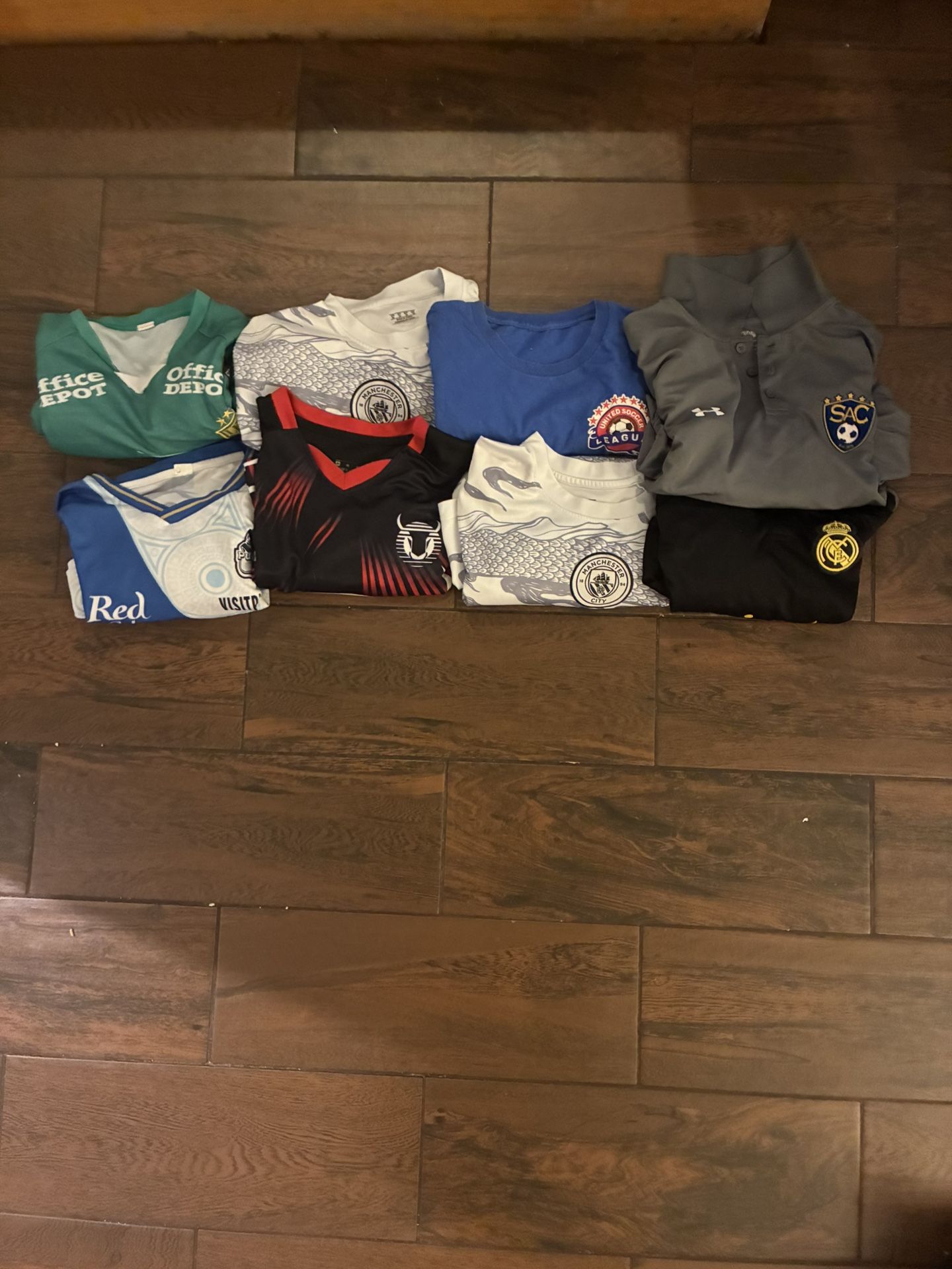 8 Jerseys Used Size Medium