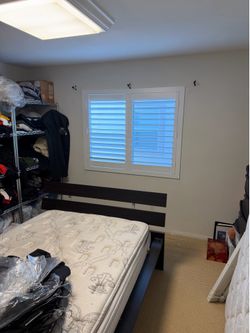 The vinyl and basswood shutters