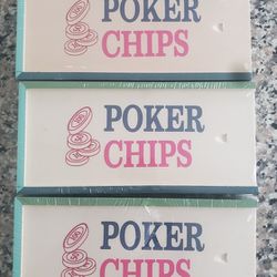 New 180 count poker chips
