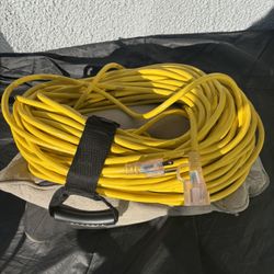 * 150ft extension cord heavy duty outdoor 12 gauge waterproof 125volts 