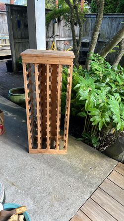 44 Bottle Wood Wine Rack