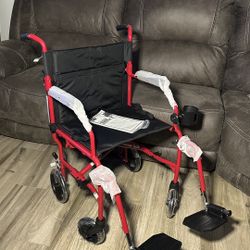 Ultra Lightweight Transport Wheelchair