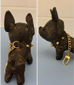 6 inch dog charm keychain