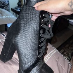 Combat Heel Boots 