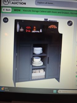 Viaozutis Storage Cabinet with doors.