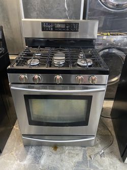 Samsung stove of 30 wide silver used negotiable