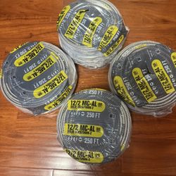 12/2 Mc Cable 250 Ft Solid 