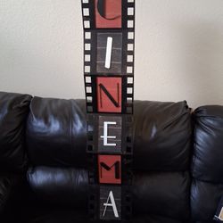 🎬 Cinema Movie Metal Sign Decor 🍿