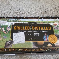 Flaviar Grilled & Distilled The Ultimate BBQ & Whiskey Tasting Set. 
