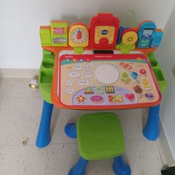 V Tech Learning Table And Chair