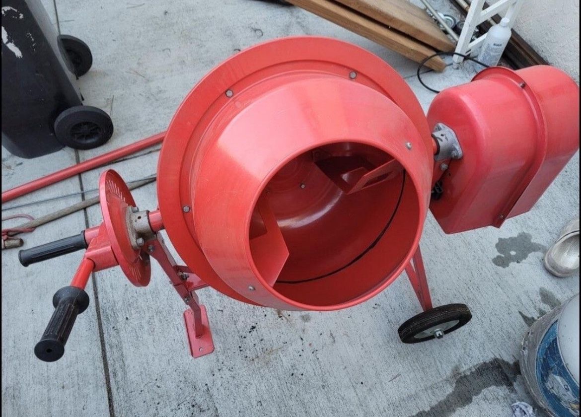 Cement Mixer 1-1/4 Cubic Ft
