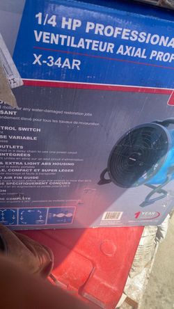 Commercial grade ventilation fan