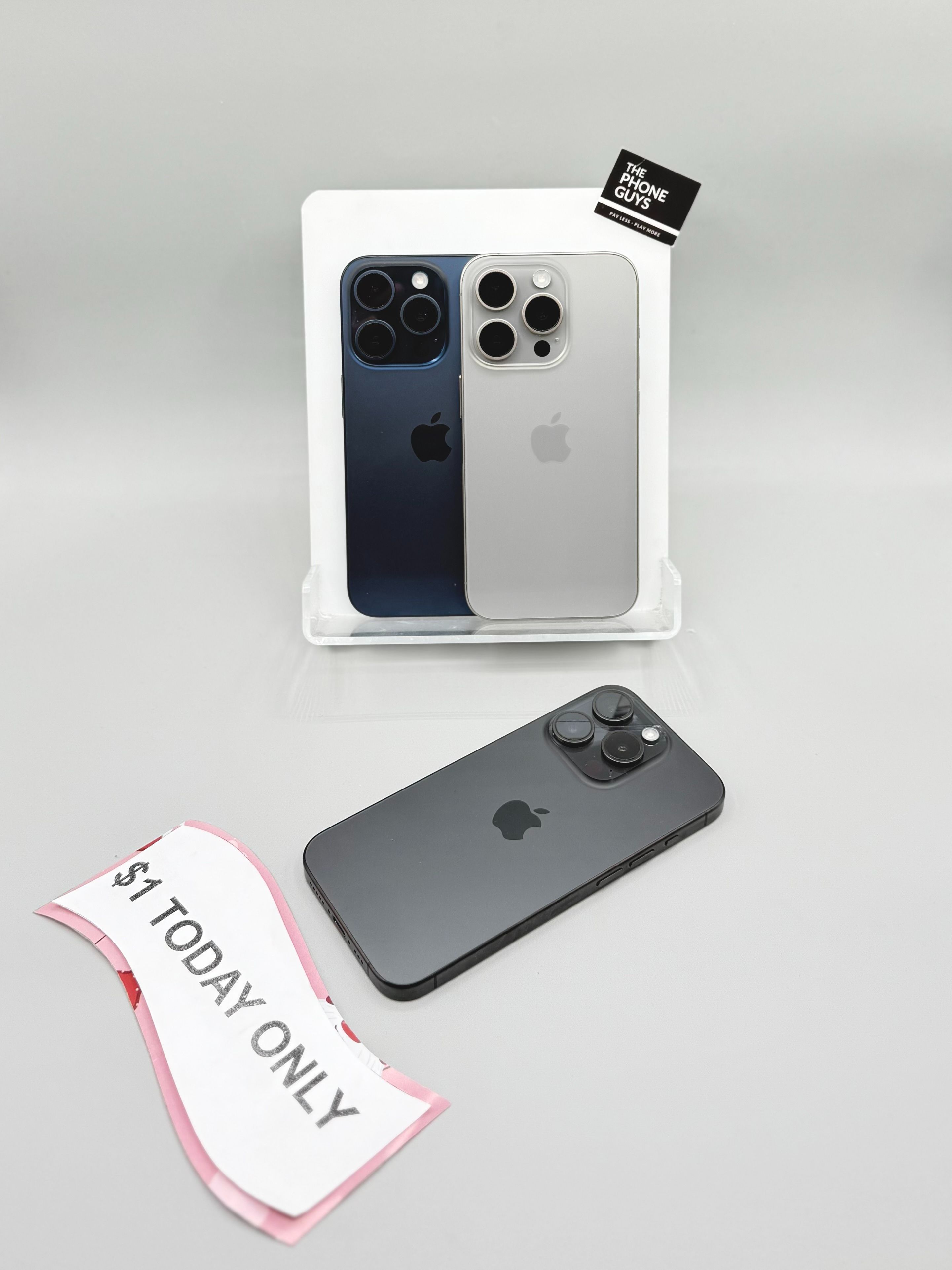 🔥 Huge Drop! Apple iPhone 15 Pro Max Now from $649 – Save 50% and Take It Home for Just $1