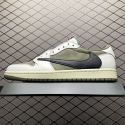 Travis Scott x Air Jordan 1 Retro Low OG SP 'Reverse Olive  Medium Olive'