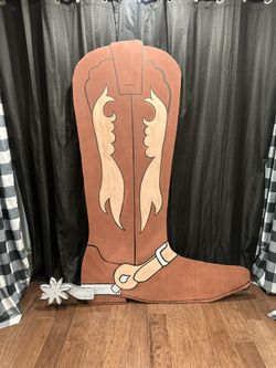 Cowboy Boot Back Drop