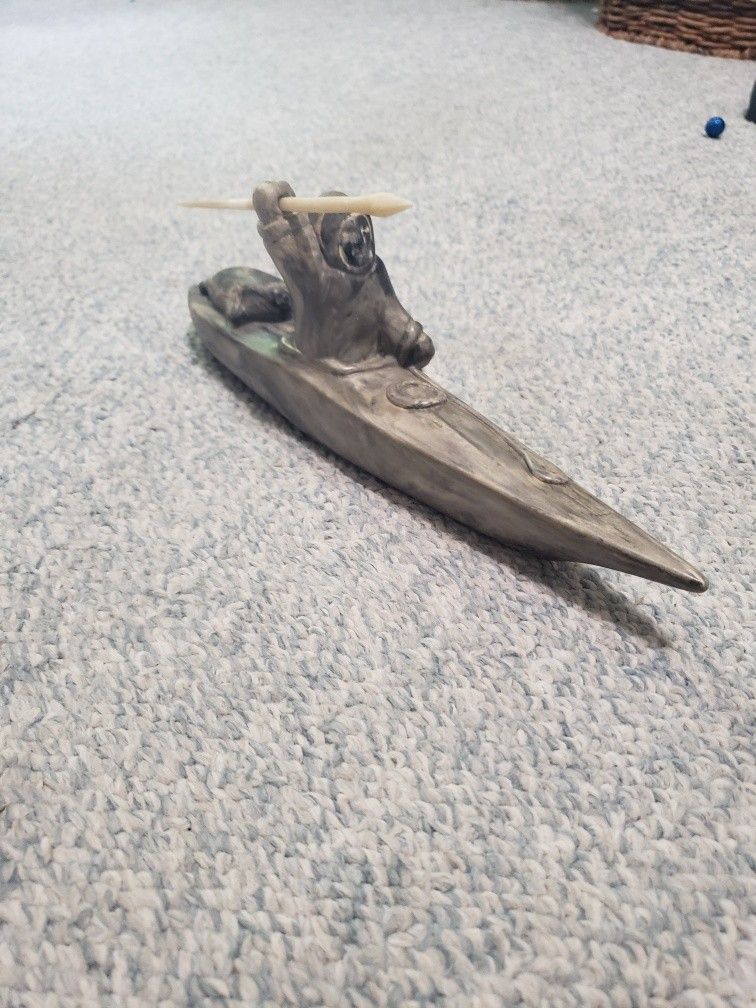 Vintage Inuit Soapstone Carving