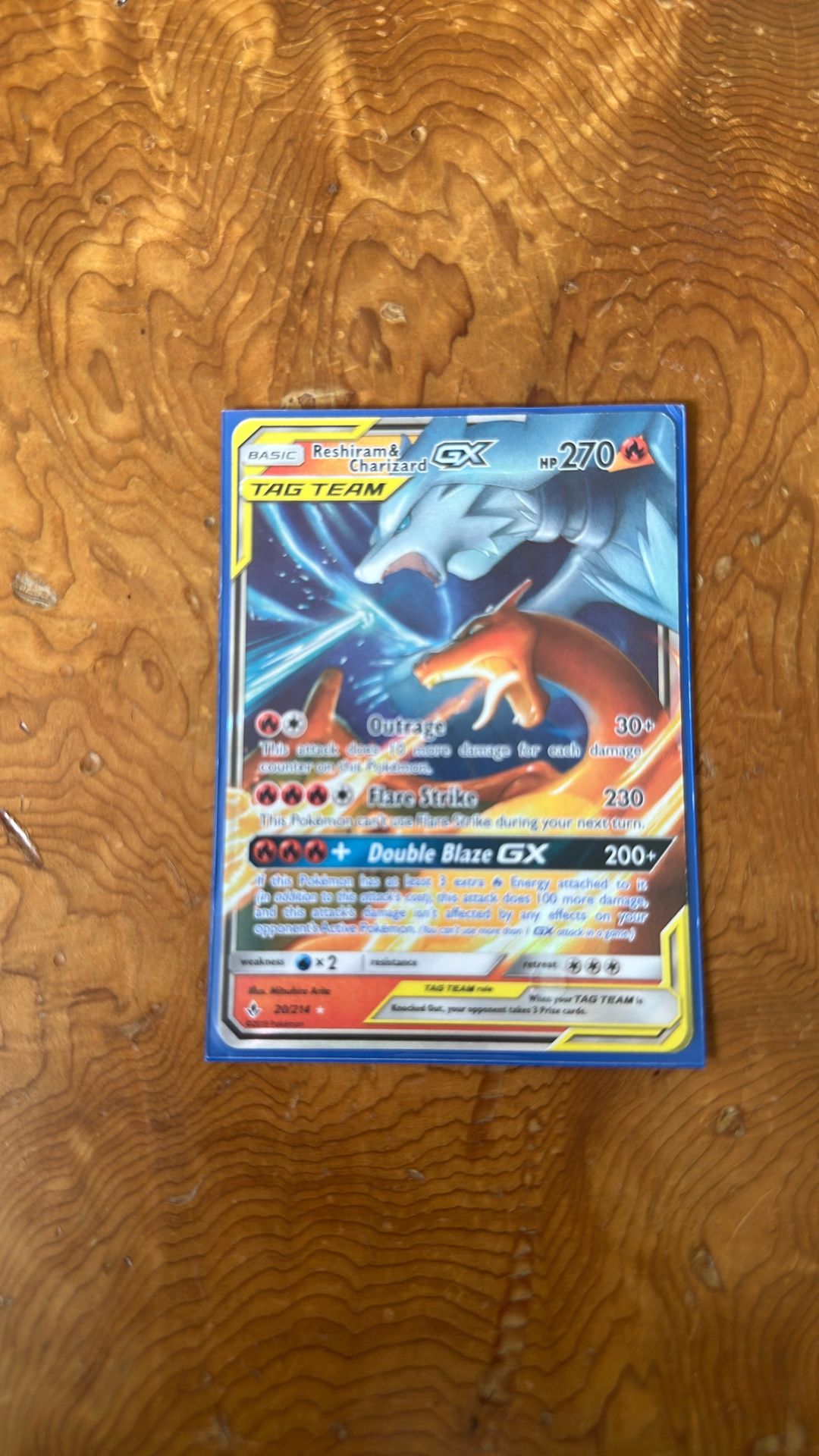 20/214 Tag team Reshiram Charizard