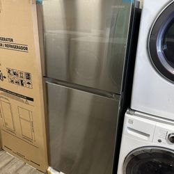 Samsung stainless steel top bottom fridge new with warranty