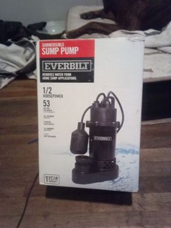 Everbuilt - submersible sump pump