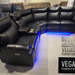 Sectional Power Recliners 