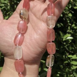 Turmaline necklace 17’