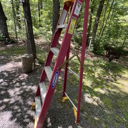 Warner fiberglass Ladder 