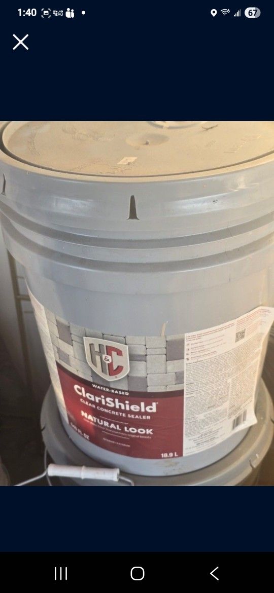 Clear Concrete Sealer 