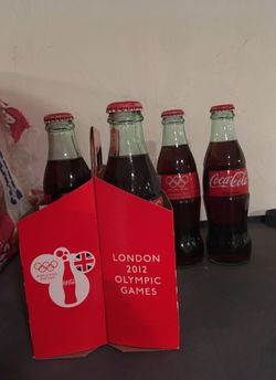 London 2012 olympic games coke bottles 4 pack