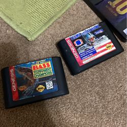 Two Sega Genesis Games 