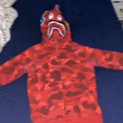 Small Bape Sweater Red