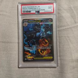 Mega Charizard X Sir PSA 9