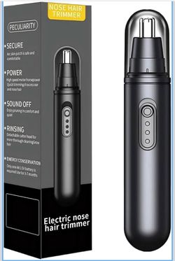 Lysandra Nose Hair Trimmer for Men: Painless Ear Hair Trimmer with 5 Month Battery Life – Electric Nose Hair Remover Featuring an Easy to Clean Detach