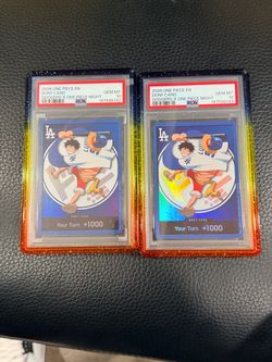 2026 DON!! Card Dodgers Promo PSA 10 Sequential set.